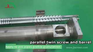 Parallelle tweelingschroef en loop