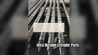 Hoge precisie extrudercilinder en schroef met enkele schroef